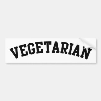 Vegetarian Bumper Sticker