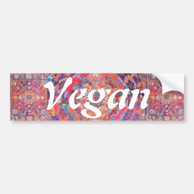 Vegetarian Bumper Sticker (Front)