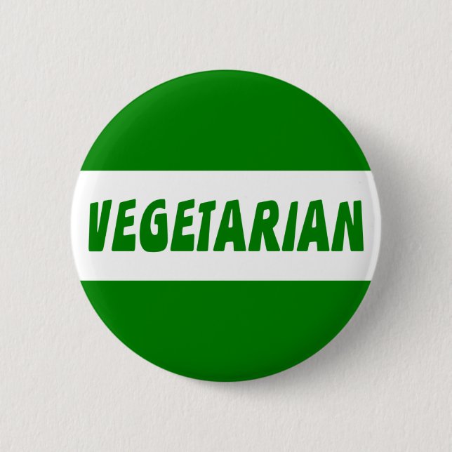 Vegetarian Button (Front)