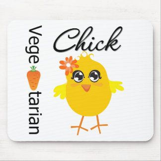 Vegetarian Chick Mouse Pad