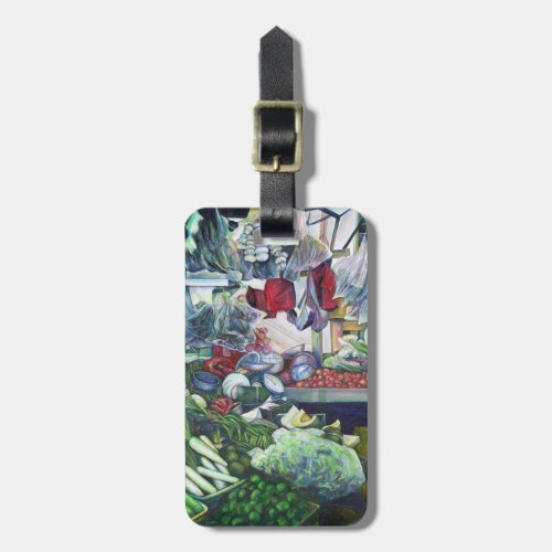 Vegetarian Club Meet Here on Tuesdays Afternoon Luggage Tag