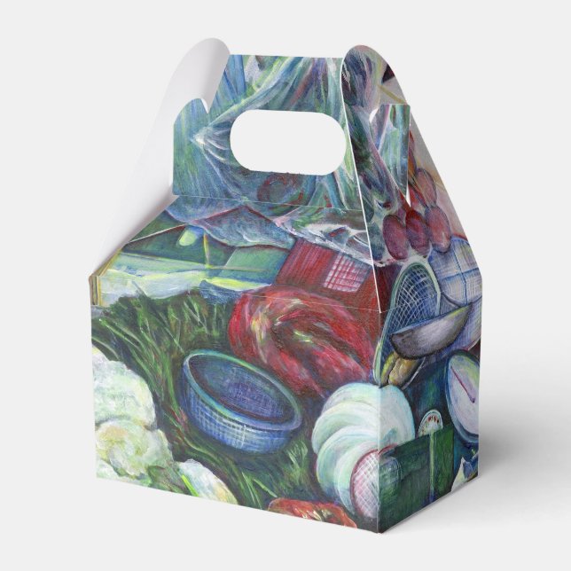 Vegetarian Club meets Here in Tuesday Afternoons Favor Boxes (Back Side)