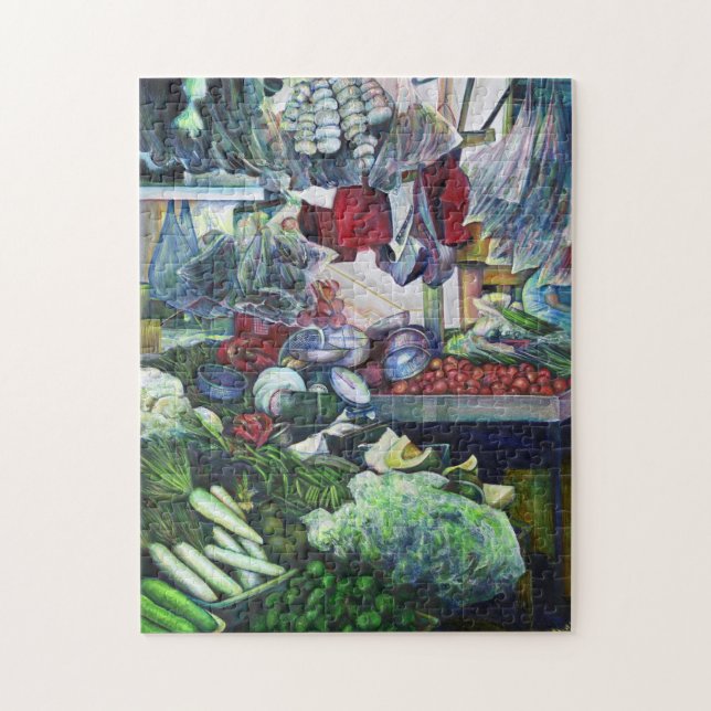 Vegetarian Clubs Meets Here on Tuesday's Afternoon Jigsaw Puzzle (Vertical)