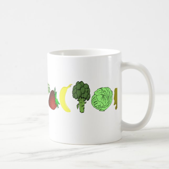 Vegetarian Coffee Mug (Right)