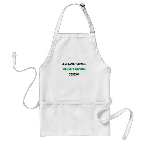 vegetarian cook2 awesome adult apron