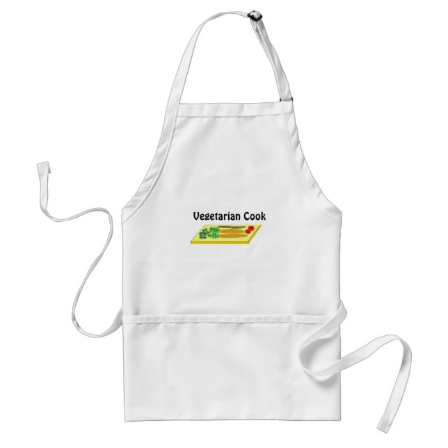 Vegetarian Cook Adult Apron (Front)