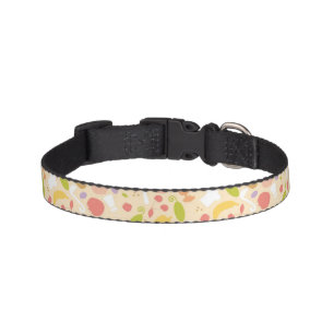 Vegetarian cooking pattern background pet collar