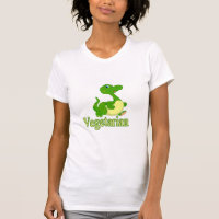 Vegetarian cute dino t-shirt
