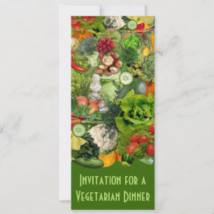Vegetarian Dinner Invitation