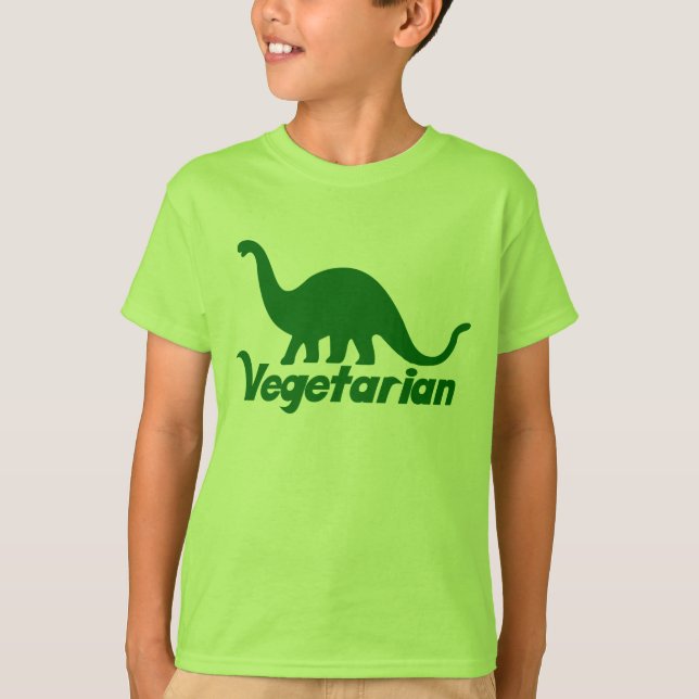 Vegetarian Dinosaur T-Shirt (Front)