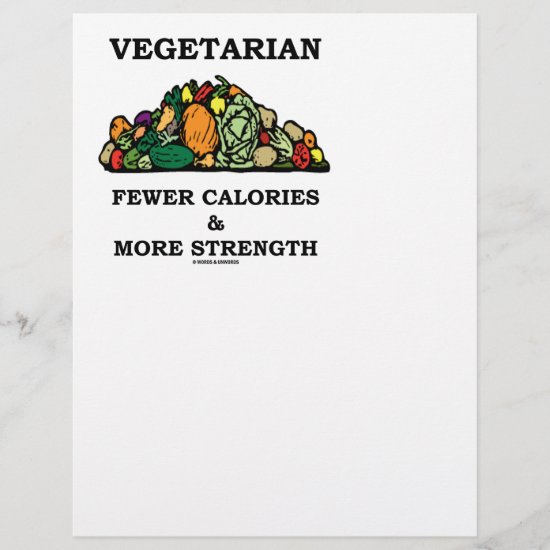 Vegetarian Fewer Calories & More Strength