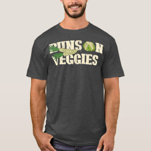 Vegetarian Food Herbivore Plant Based Vegetables V T-Shirt