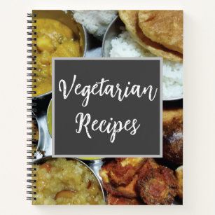 Vegetarian Food Recipe Notebook