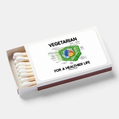 Vegetarian For A Healthier Life Plant Cell Matchboxes
