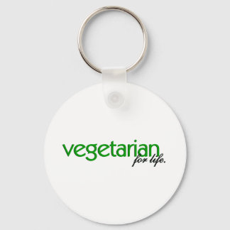 Vegetarian for Life Keychain