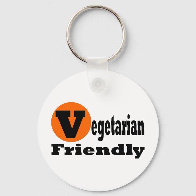 Vegetarian Friendly Keychain (Front)