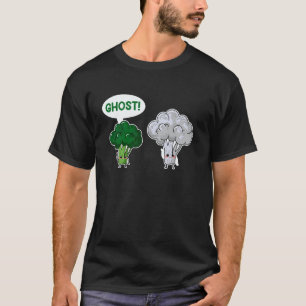 Vegetarian Ghost Organic Food Herbivore Vegan Food T-Shirt