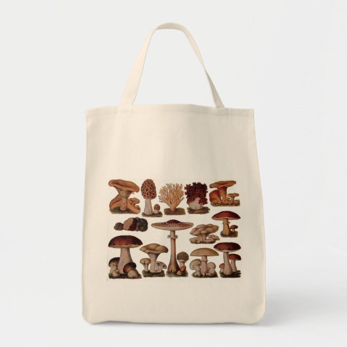mushroom tote bag