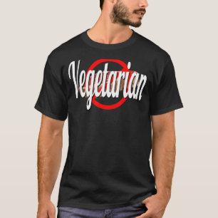 Vegetarian Meat Crossed Out T-Shirt
