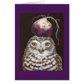 Vegetarian Owl card (Front)