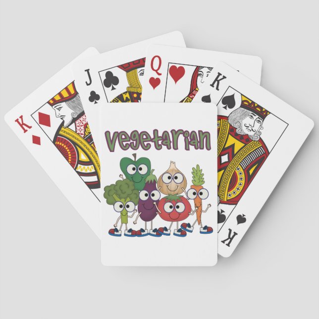 Vegetarian Poker Cards (Back)