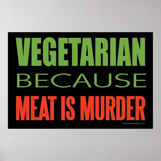 Vegetarian Poster (Front)