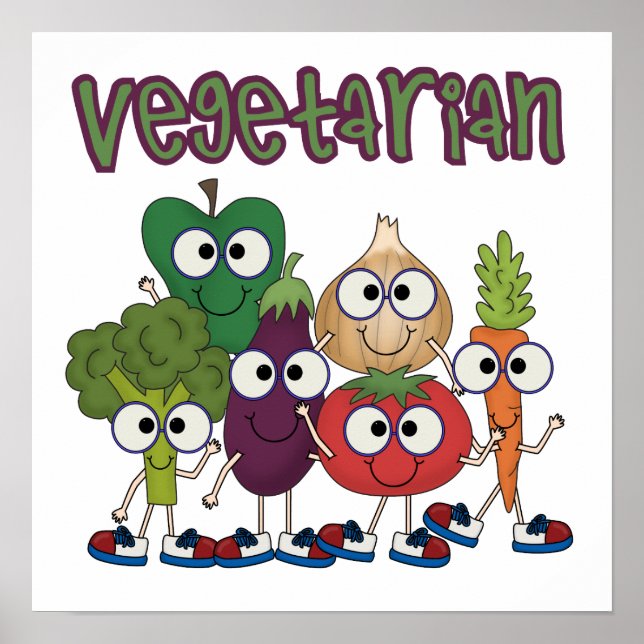 Vegetarian Poster (Front)