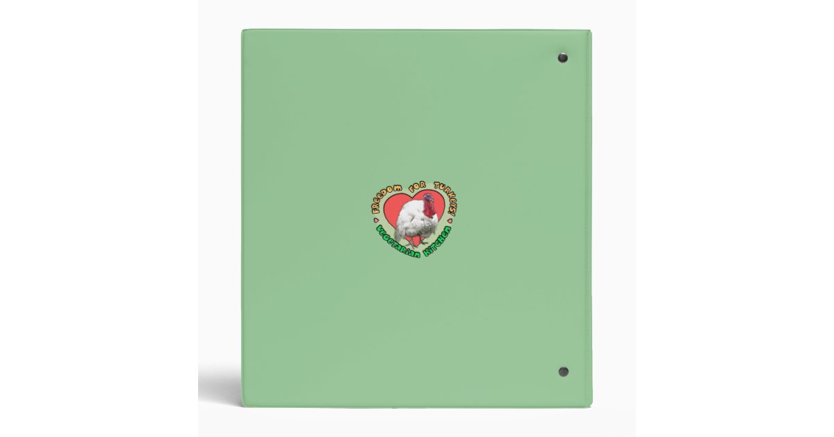 Vegetarian Recipes Binder Zazzle