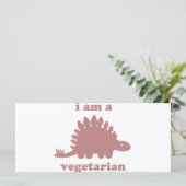 Vegetarian Stegosaurus Dinosaur - Pink (Standing Front)