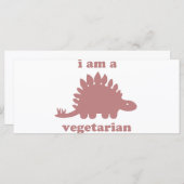 Vegetarian Stegosaurus Dinosaur - Pink (Front/Back)