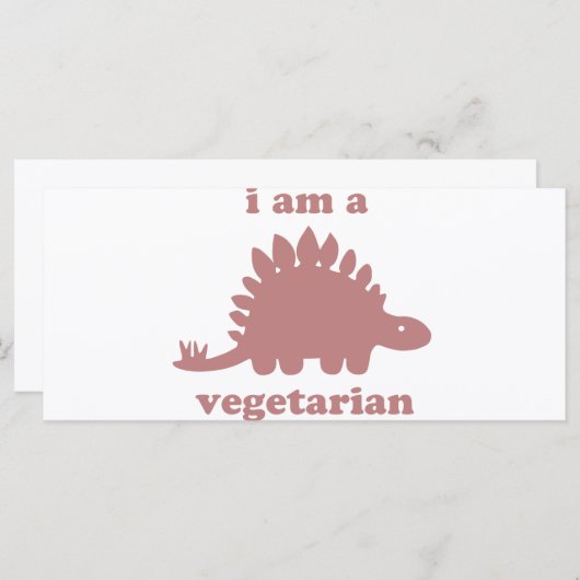 Vegetarian Stegosaurus Dinosaur - Pink (Front/Back)