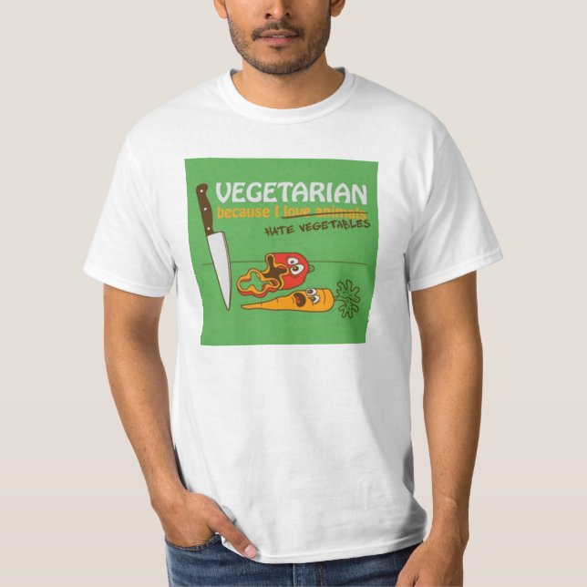 Vegetarian.... T-Shirt (Front)
