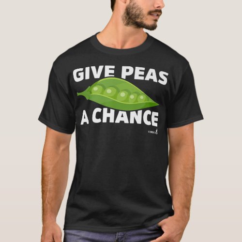 Vegetarian Vegan T Give Peas a Chance  T_Shirt