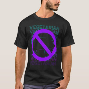 Vegetarian Vegan Veganism Retro T-Shirt