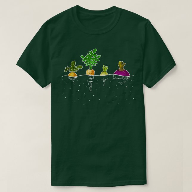 Vegetarian Vegetarianism Vegetable Plant Veggies G T-Shirt (Design Front)