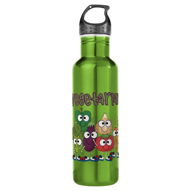 Vegetarian Water Bottle (Front)