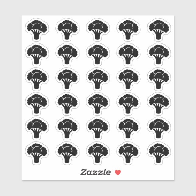 Vegetarian Wedding Place Card Meal Menu Choice Sticker (Sheet)