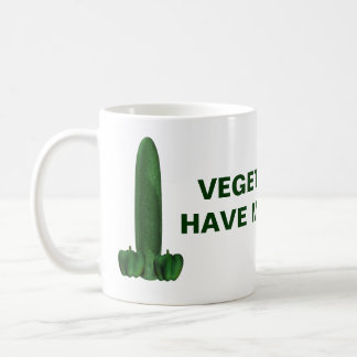 Vegetarians have more fun coffee mug