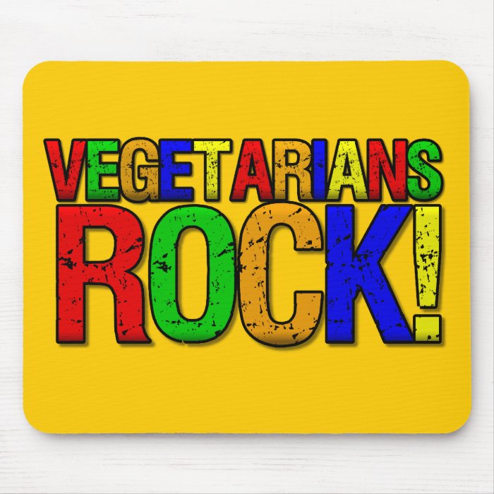 Vegetarians ROCK Mousepad