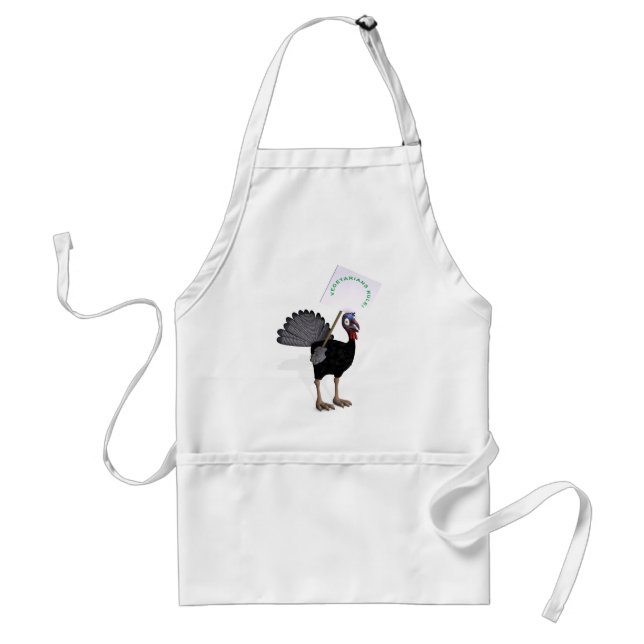 Vegetarians Rule! Adult Apron (Front)