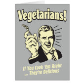 Vegetarians: They're Delicious (Front)