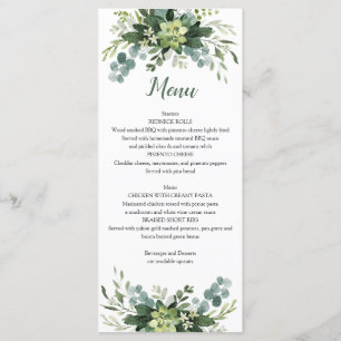 Vegetation Plan Menu