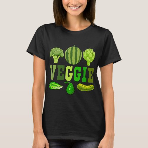 Veggie 2Broccoli Melon Artichoke Lettuce Avocado P T_Shirt