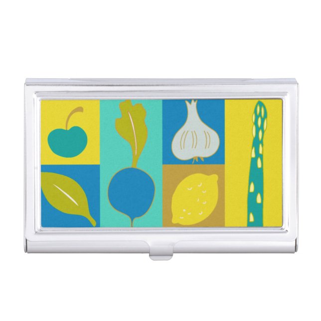 Veggie Blocks I Case For Business Cards (Front)
