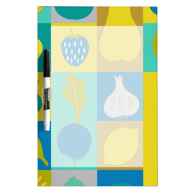 Veggie Blocks I Dry-Erase Board (Front)