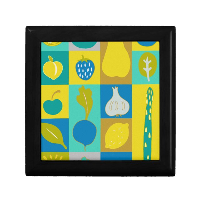 Veggie Blocks I Keepsake Box (Front)