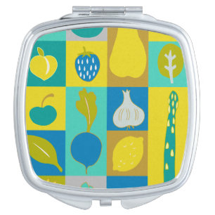 Veggie Blocks I Mirror For Makeup
