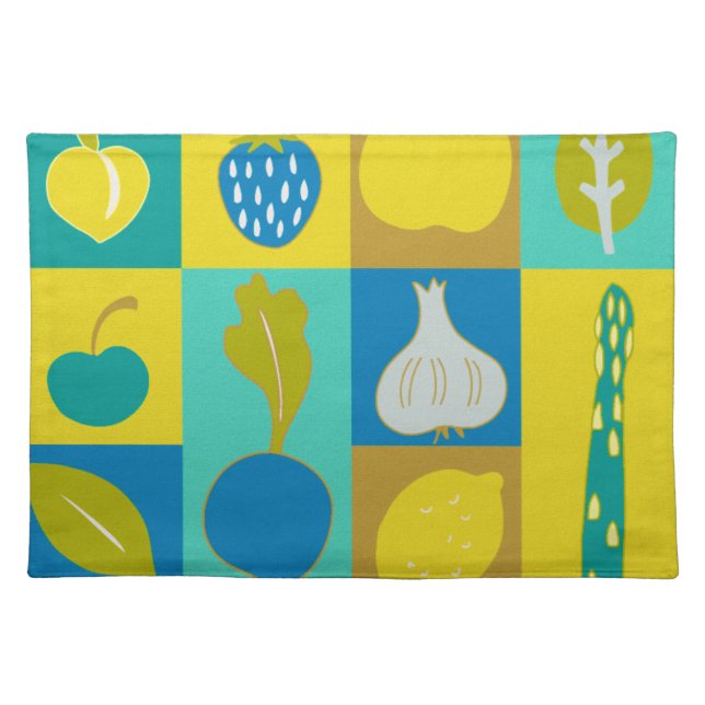 Veggie Blocks I Placemat (Front)