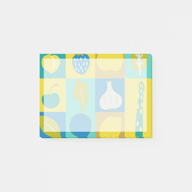 Veggie Blocks I Post-it Notes (Front)