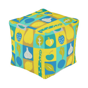 Veggie Blocks I Pouf